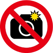 No flash photography