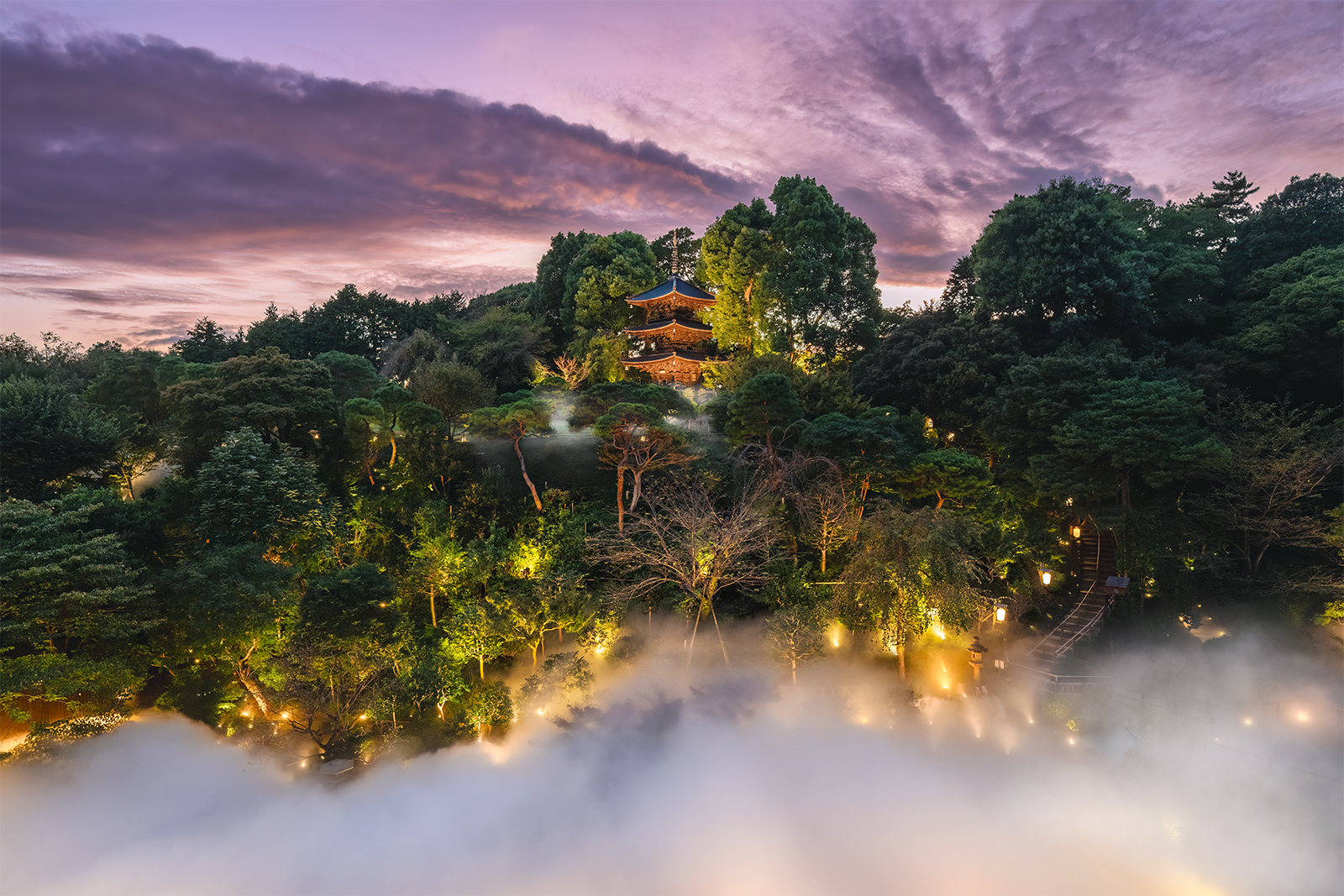 One Thousand Lights Among A Sea Of Clouds Hotel Chinzanso Tokyo 